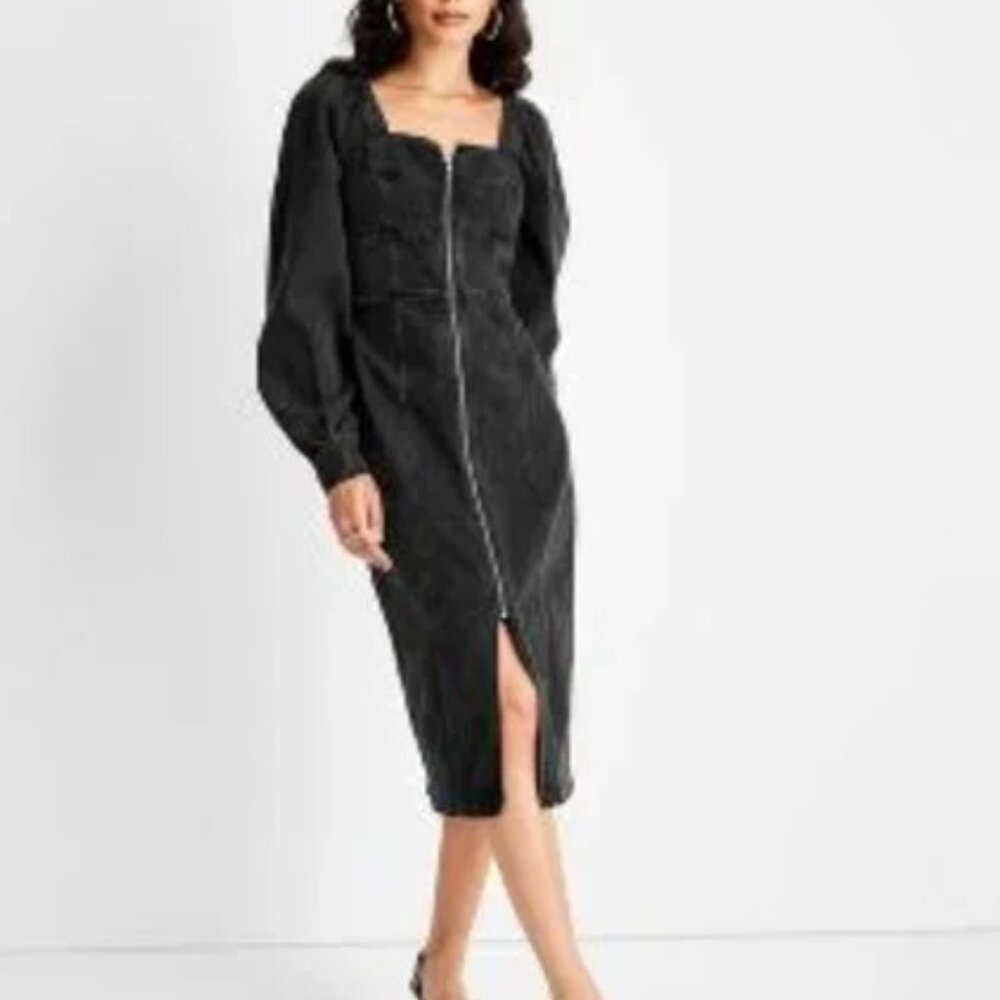 Future Collectie Denim Midi Dress